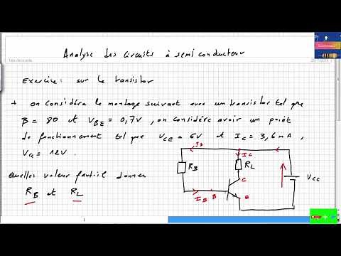Exercice corrigé 1 : transistor bipolaire