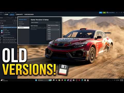 How to Play Older BeamNG Versions on Steam
