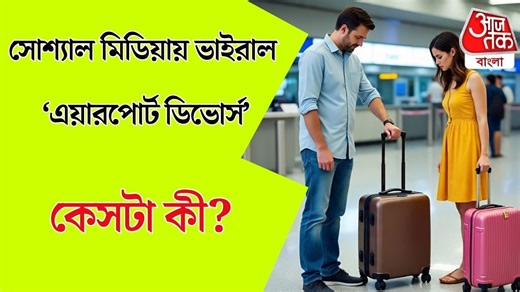 Airport Divorce: বিমানে ওঠার আগেই প্রেমিক প্রেমিকার বিচ্ছেদ! ভাইরাল 'এয়ারপোর্ট ডিভোর্স', কেসটা কী?