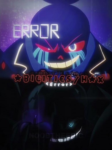 Error!Sans VS Nightmare!Sans (All Versions) | NoobTheEpic