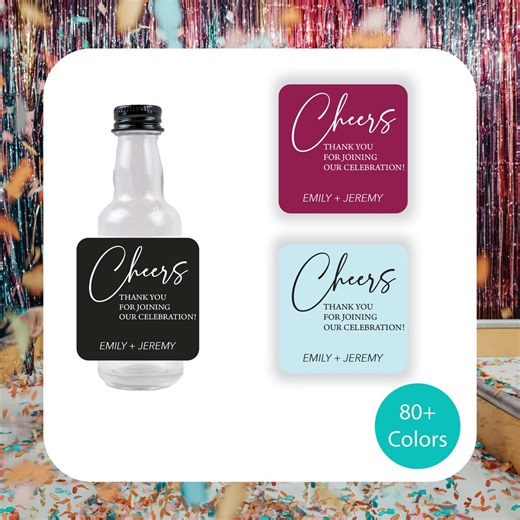 60 Custom Mini Liquor Bottle Labels With Priority Mail Shipping - Customized Alcohol Stickers - Etsy