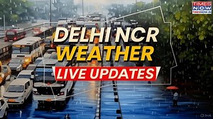 Delhi Weather Live Highlights: Heavy Rain Lashes NCR, Causing Traffic Chaos, Flight Disruptions, and Waterlogging