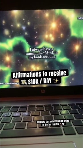 the most powerful subliminal to manifest money 💸✨ #moneysubliminal #manifestingriches #money