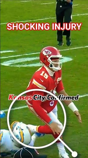 PATRICK Mahomes Injury CONFIRMED Torn ACL After Late Hit 😮#wwe #aew #sports