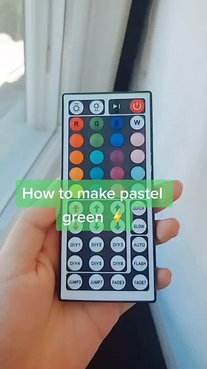 How to Make Pastel Green LED Lights