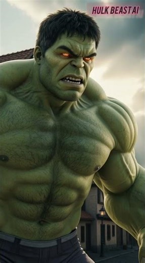 Hulk Saved the Village 😱 | Monster vs Hulk 💥 |Hulk Beast Ai #shorts