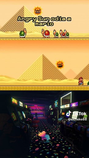 Angry Sun en Super Mario: Parodia Animada