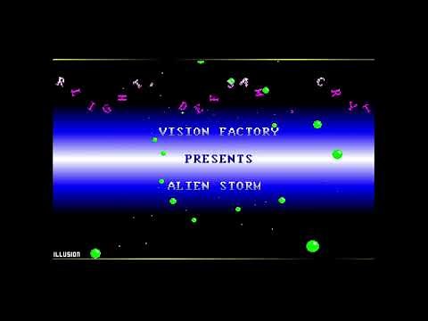 Vision Factory - Alien Storm Cracktro (Amiga Demoscene)