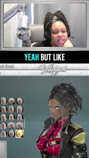 Settling on a hair style in Code Vein 2...