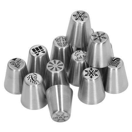 Cake Decorating Tips, High Hardness Christmas Flower Frosting Tips Nozzles DIY Making Easy To Use  For Baking Daily Decoration - Walmart.ca