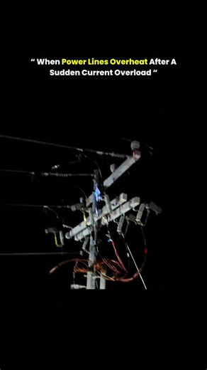 @solved_science on Instagram: "Excess current causes conductors and connectors to heat rapidly due to resistive losses. When heat exceeds material limits, insulation breaks down, metal softens, and components can melt or deform, risking arcing, faults, and widespread power outages. All rights belong to the respective owner. For credit or takedown, kindly DM. #tech #knowledge #overcurrent"