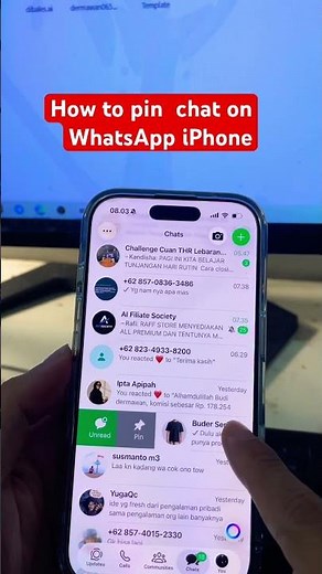 How to Pin Chats on WhatsApp iPhone (Quick Tutorial)