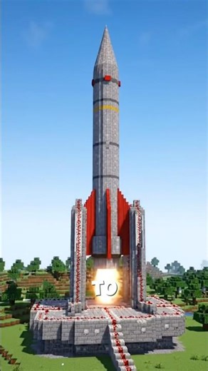 Minecraft but I Built a NUCLEAR MISSILE