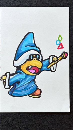 How To Draw Kamek Magic Koopa From Mario#mario #shorts