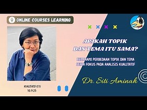 Membedah Perbedaan Kunci: Topik vs Tema dalam Penulisan Akademik & Penelitian Kualitatif