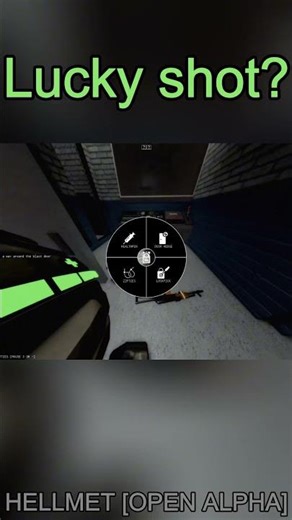 Perfectly timed shot? #Roblox #HELLMET