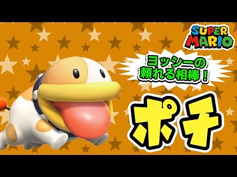 【キャラ解説】ヨッシーといつも一緒！ポチについて初心者でも分かりやすく徹底解説！【スーパーマリオ】