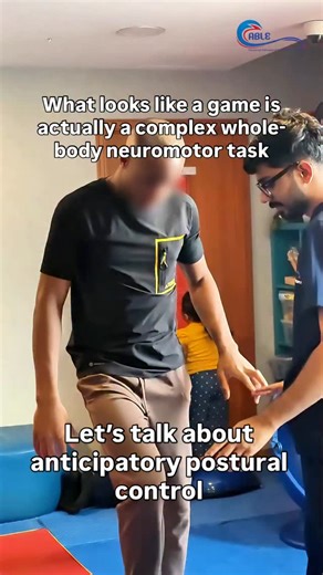 This activity is challenging multiple systems at once! From a motor control and neuroscience perspective, this task requires the brain to coordinate distal mobility (hands and feet) on top of proximal stability (core and pelvis). The core must activate continuously to keep the trunk stable while the arms generate force and the feet adjust position - this is known as anticipatory postural control, a key foundation for skilled movement. The activity also heavily engages the proprioceptive system, 