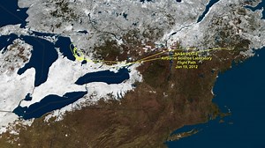 NASA Scientific Visualization Studio | NASA's DC-8 Airborne Science Laboratory Flight Path Jan 19, 2012