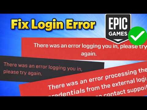 How To Fix Epic Games Login Error (Can’t Log In) – 2026