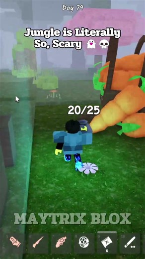 Night is Scary in 99 Nights in the Forest #roblox#99nightintheforest