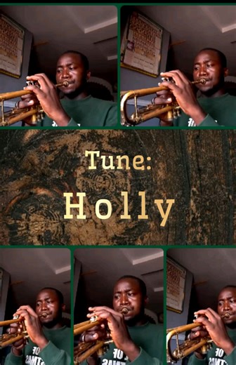 Trumpet Plays Hymn Tune Holly: SATB Harmony