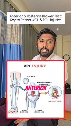 Anterior Posterior Drawer test | ACL PCL injury | knee stability | knee ligament assessment | physio