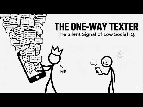 The Psychology of One-Way Texters (Why They Never Text First)