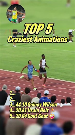 Top 5 Craziest Running animations Ever in Sprinting History!