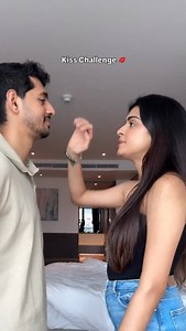 13M views · 11K reactions | The only game I don’t mind losing來 #couplevideos #couplegoals #kisschallenge #marriedlife #relationshipgoals (Kiss challenge , couple posts, love, married, husband and wife, romantic relationships, couple games) | Bhavna Jain | Facebook