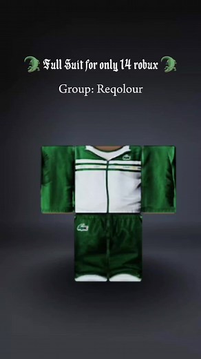 Discover Affordable Lacoste Suits for Roblox