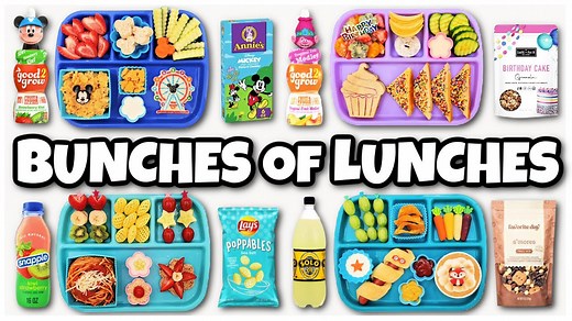 Summer Lunches at Home! 🌞 Mickey Mouse, Birthday, Fairy Bread & SPAGHETTI SANDWICHES??