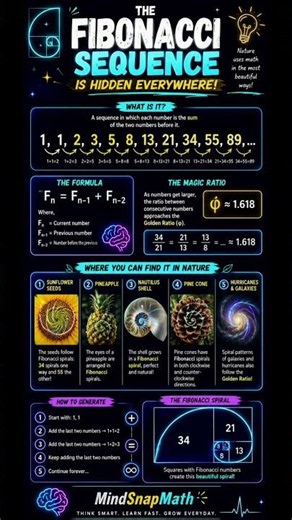 The Fibonacci Sequence is Hidden Everywhere 🤯🌻 | Math in Nature