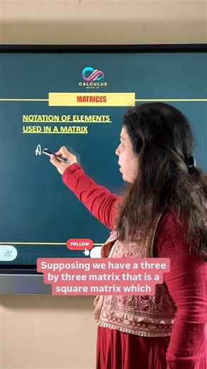 2.9K views · 96 reactions | Matrices PART -3 explaining notations used to write elements of a matrix #mathematics #maths #fbreels #conceptsbyij #calculuswithij #mathstudents #mathtutor #integration #calculus #integrals #derivatives #education #matrices | Concepts by Indervir Jolly | Facebook