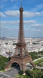 Paris France 4K Aerial Views 🇫🇷 | Drone Footage #Shorts