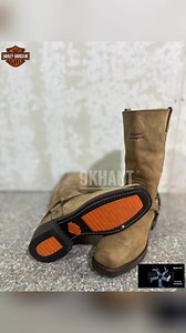 Harley-Davidson® MENS' TAN BROWN HARNESS MOTORCYCLE BOOTS Size - 9 1/2 ( 42.5 ) Made in China... Pre-Owned not include box It is no flaw at skin leather. 100% warranty for skin leather . 💯 Page Cb ( or ) 📲 Mandalay -092036872 No Cash On Delivery COD..❌❌❌ | 9 KHANT