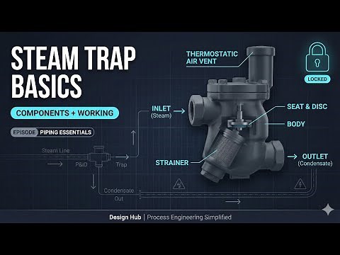 "Steam Trap Essentials: Key Components for Efficient Piping Design"|Design Hub| Piping Design
