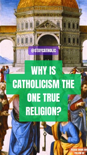 465K views · 25K reactions | Why Is Catholicism the One True Religion? | Catholic and Proud | Facebook