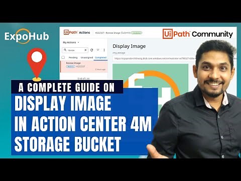 HOW TO DISPLAY AN IMAGE IN ACTION CENTER USING STORAGE BUCKETS