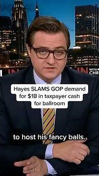 Hayes SLAMS GOP demand for $1B in taxpayer cash for ballroom