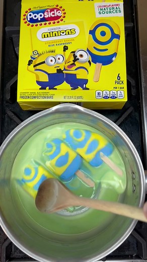 Making Minion Cookies out of Minion Popsicles