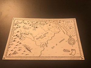 Surprise Fantasy Map - Custom Landmarks - Etsy