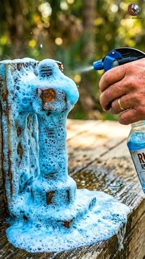 How to Remove Heavy Rust from Metal | Satisfying Clean Before & After | Rust Removal #shorts