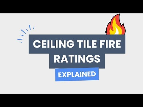 Ceiling Tile Fire Ratings Explained | Ceiling Tiles UK
