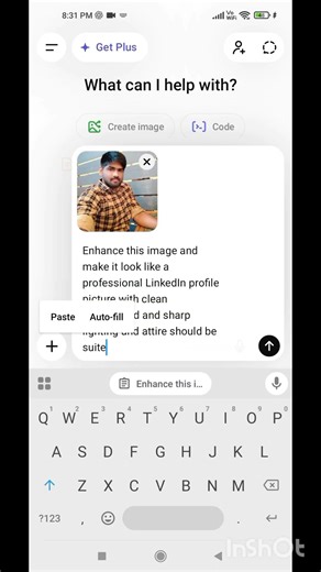 Convert normal photo to professional DP with AI #aitools #aitips #chatgpt #learnai