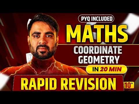 Coordinate Geometry Class 10 CBSE 2026 | Full Chapter Rapid Revision | Most Expected Questions