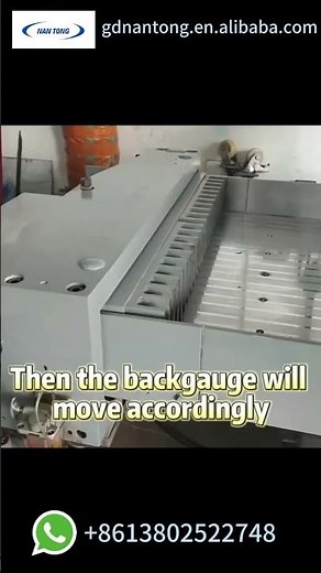 Automatic Paper Cutting Machine | Industrial Guillotine Cutter with Digital Control