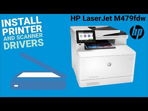 Install Printer and Scanner Drivers for HP Color LaserJet Pro MFP M479fdw Printer in Windows