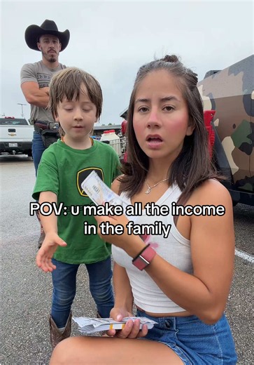 POV: u make all the income in the family 🤑 | family