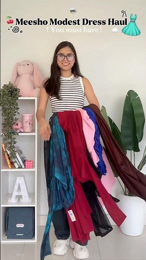 Meesho Modest Dress haul 💗✨ #meesho #haul #trending #viral #ytshorts #meeshohaul #dresshaul